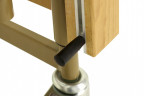 Кровать для лежачих больных с матрасом MED-MOS YG-1 (ЛДСП св.дер., метал. ламели)